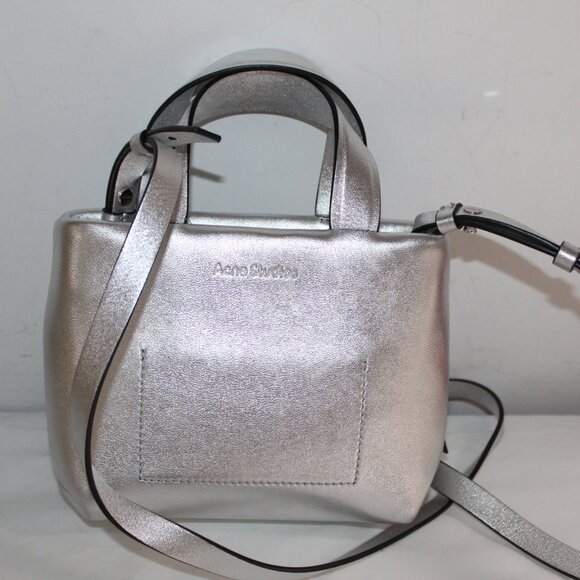 NEW ACNE STUDIOS Micro Musubi Leather Crossbody Knotted Shoulder Bag Top Handle - Picture 3 of 8